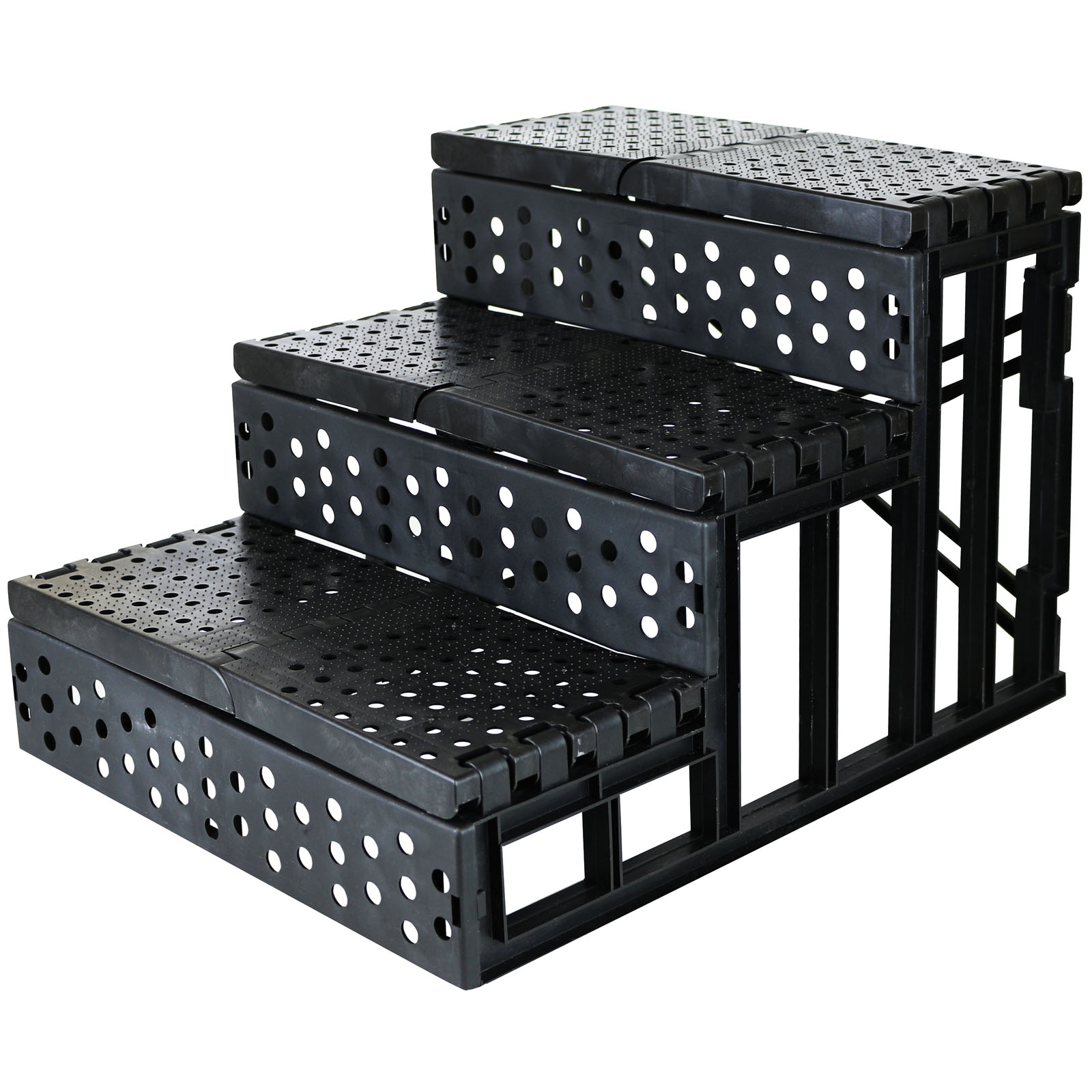 ME & MY WHITE EASY CLIMB PLASTIC PET STAIRS DOG/CAT STEP/RAMP TRAVEL